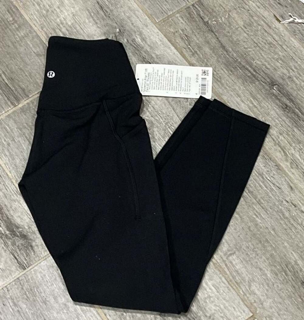 Lululemon Align HR Pant 25 Size 4 Pockets Black Nulu Leggings NWT $128